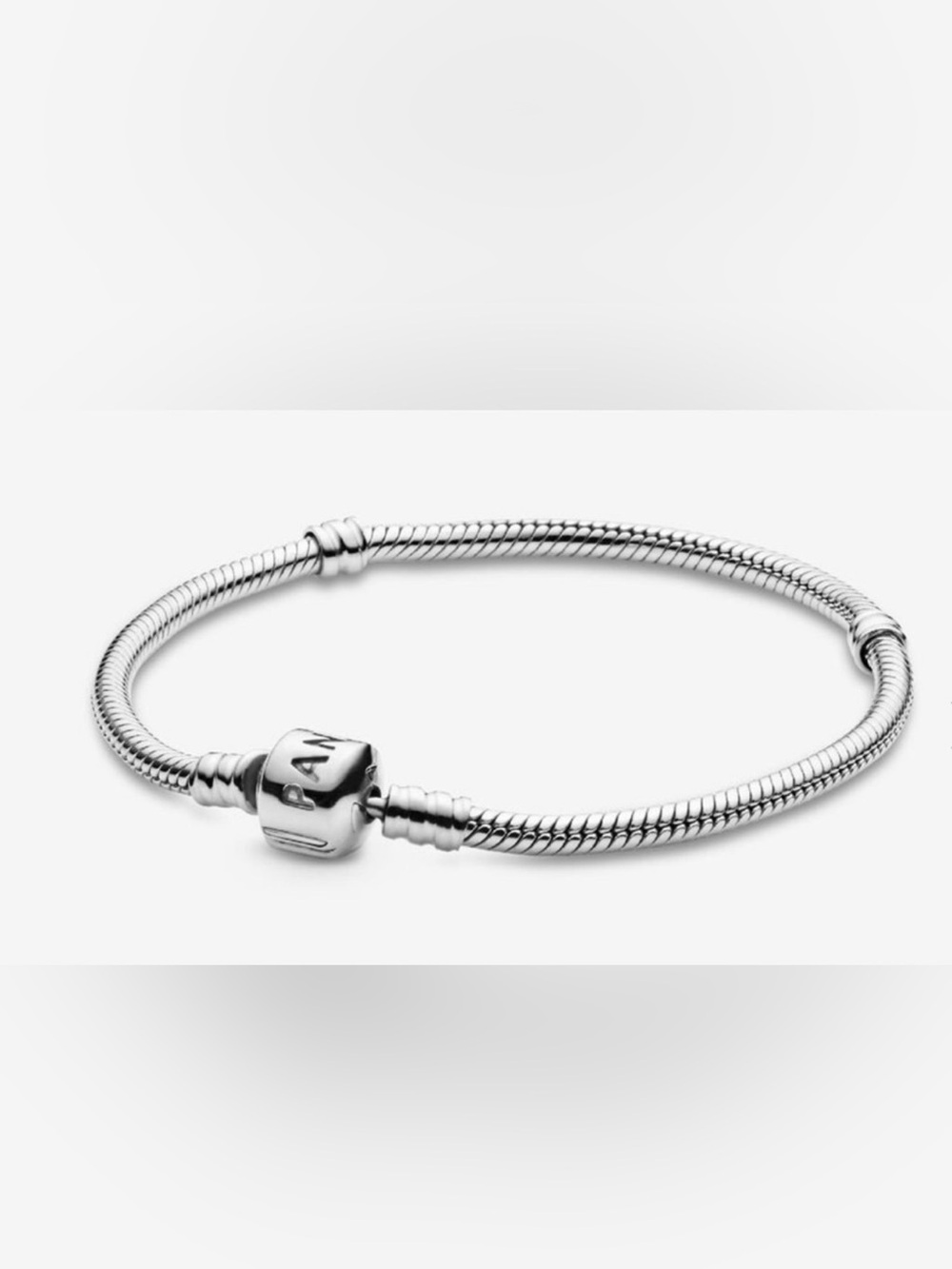Authentic Pandora Barrel Clasp 7.3” 925 Ale Sterling Silver Bracelet